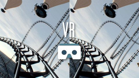 extreme vr roller coaster 3d vr box video