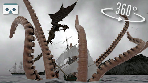 Kraken, Maelstroms and Wyverns 360° VR video
